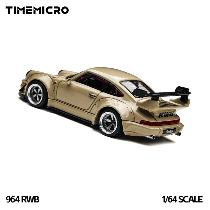 [Preorder] TimeMicro 1:64 Porsche RWB 964 Beige TM648501/PJ046 (2 Versions)