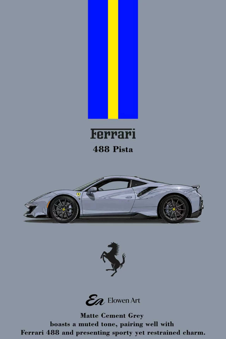 [Preorder] Elowen Art 1:64 488 Pista (5 Colours)
