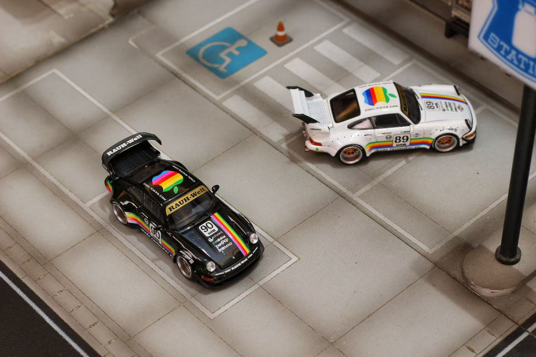 [Preorder] Street Weapon 1:64 Porsche RWB 964 Wide-Body Modified (2 Colours)