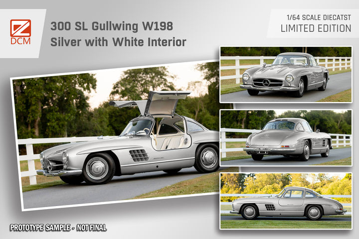 DCM 1:64 Mercedes-Benz 300SL Gullwing W198 (6 Variants)