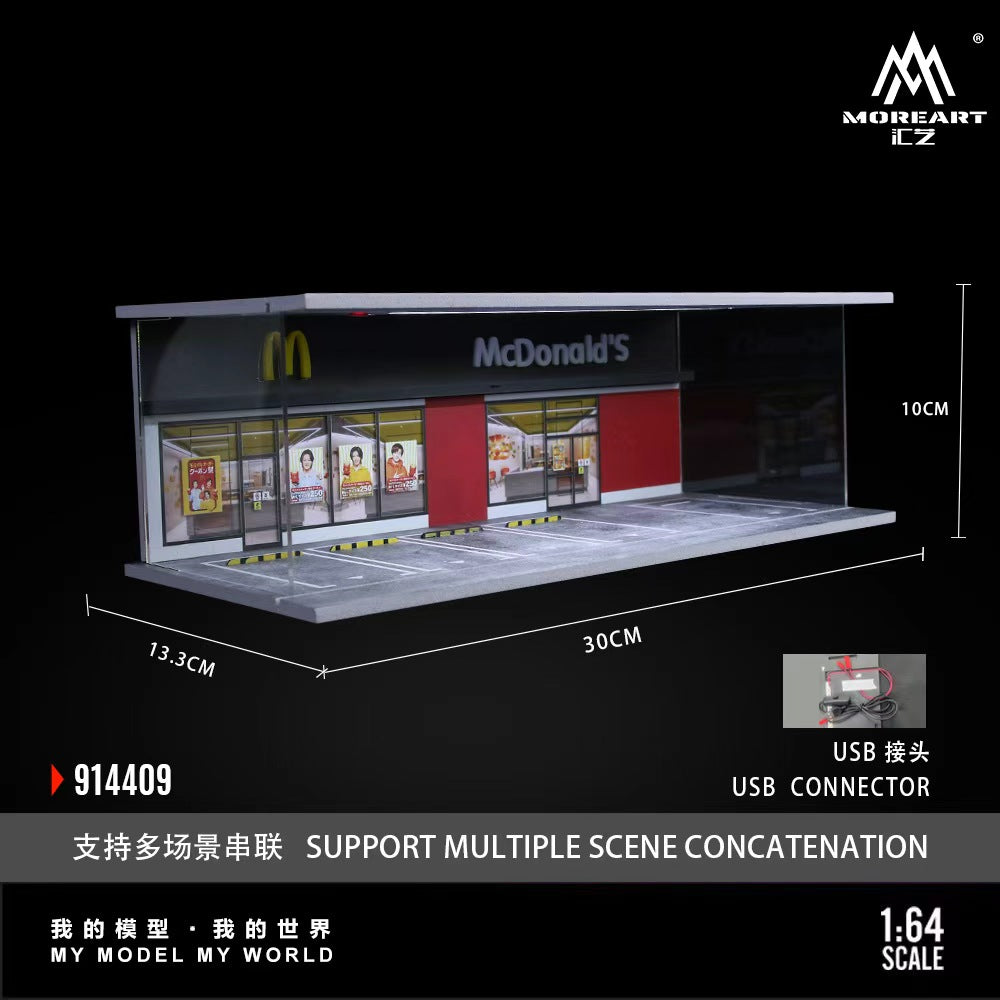 [Preorder] MoreArt 1:64 THEME LIGHTING ASSEMBLY SCENE (3 Versions) MO914407/MO914408/MO914409