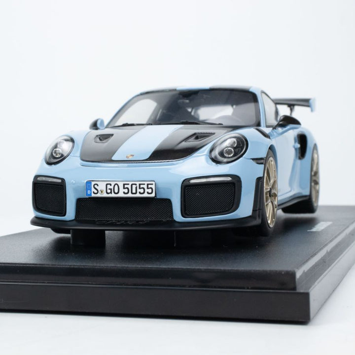 [Preorder] GT Spirit 1:18 Porsche 911(991.2) GT2 RS WEISSACH PACKAGE GULF BLUE