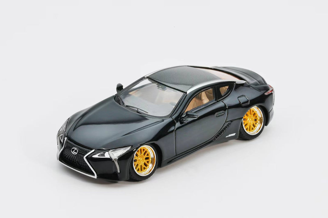 [Preorder] GCD x ENCHERY 1:64 Lexus LC500 Lowriding LHD 2017 Black GE-003-15
