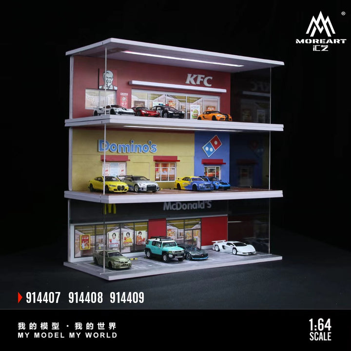 [Preorder] MoreArt 1:64 THEME LIGHTING ASSEMBLY SCENE (3 Versions) MO914407/MO914408/MO914409