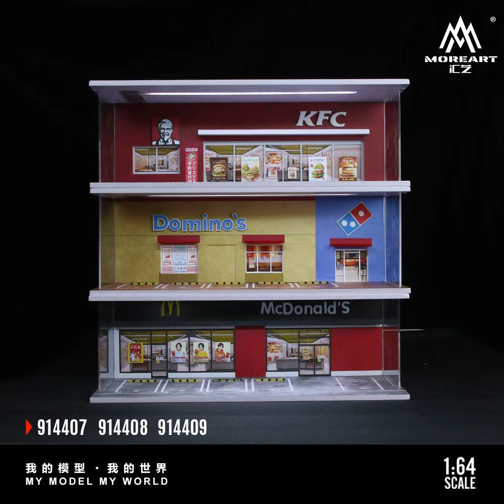 [Preorder] MoreArt 1:64 THEME LIGHTING ASSEMBLY SCENE (3 Versions) MO914407/MO914408/MO914409