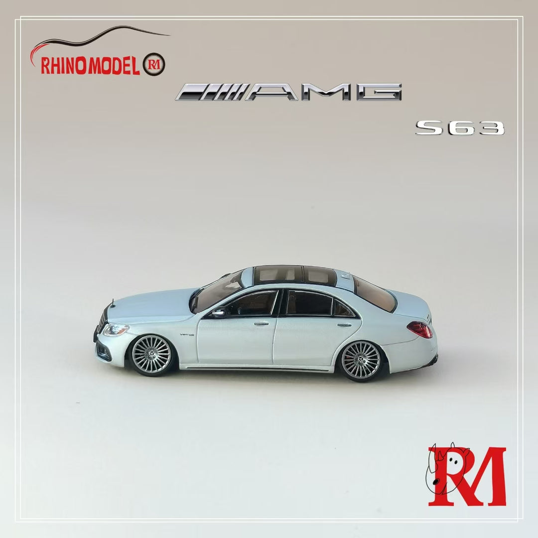 [Preorder] Rhino Model 1:64 Mercedes-Benz S Class 6th Generation W222 AMG S63 (4 Versions)