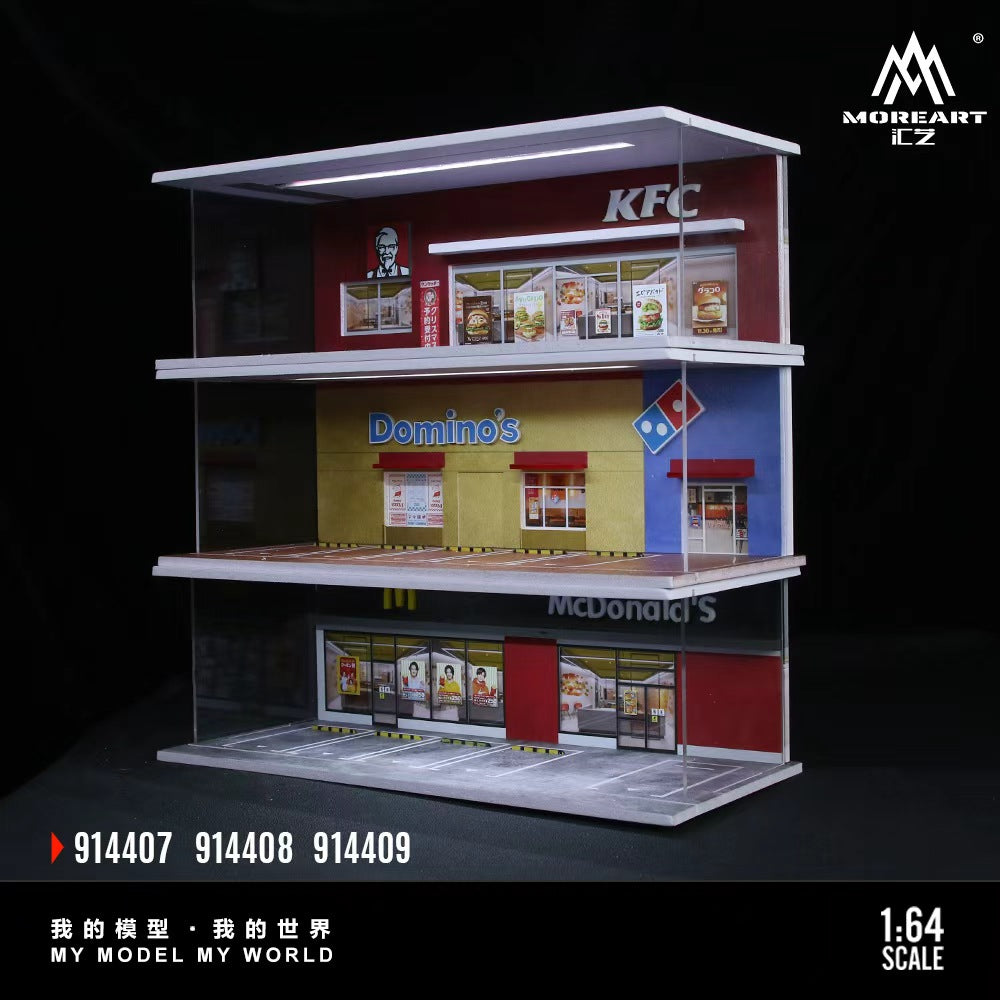 [Preorder] MoreArt 1:64 THEME LIGHTING ASSEMBLY SCENE (3 Versions) MO914407/MO914408/MO914409