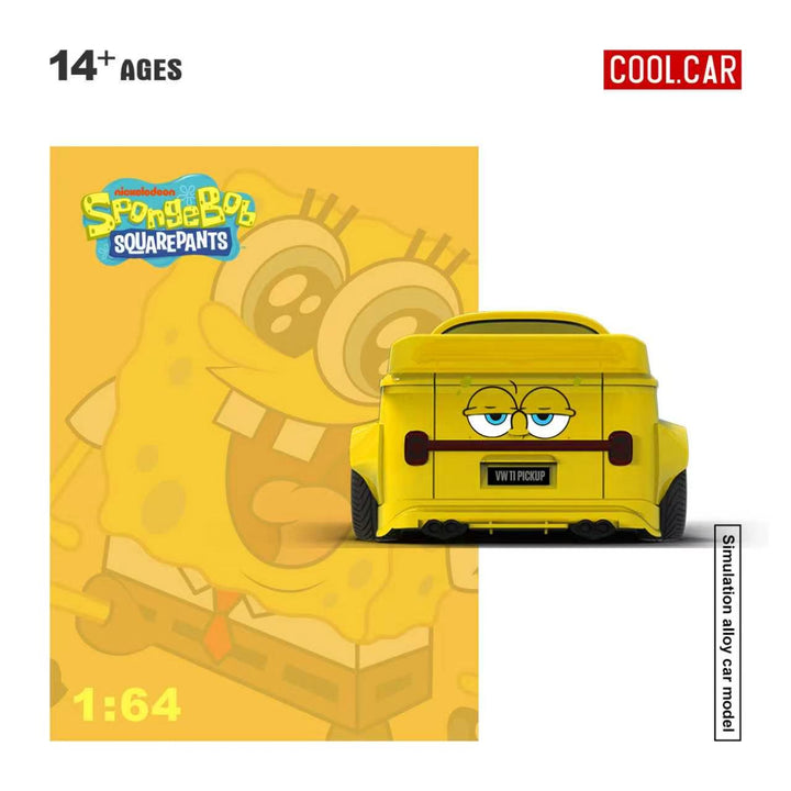 [Preorder] Cool Car 1:64 Volkswagen T1 Pickup - SpongeBob Livery CC643926