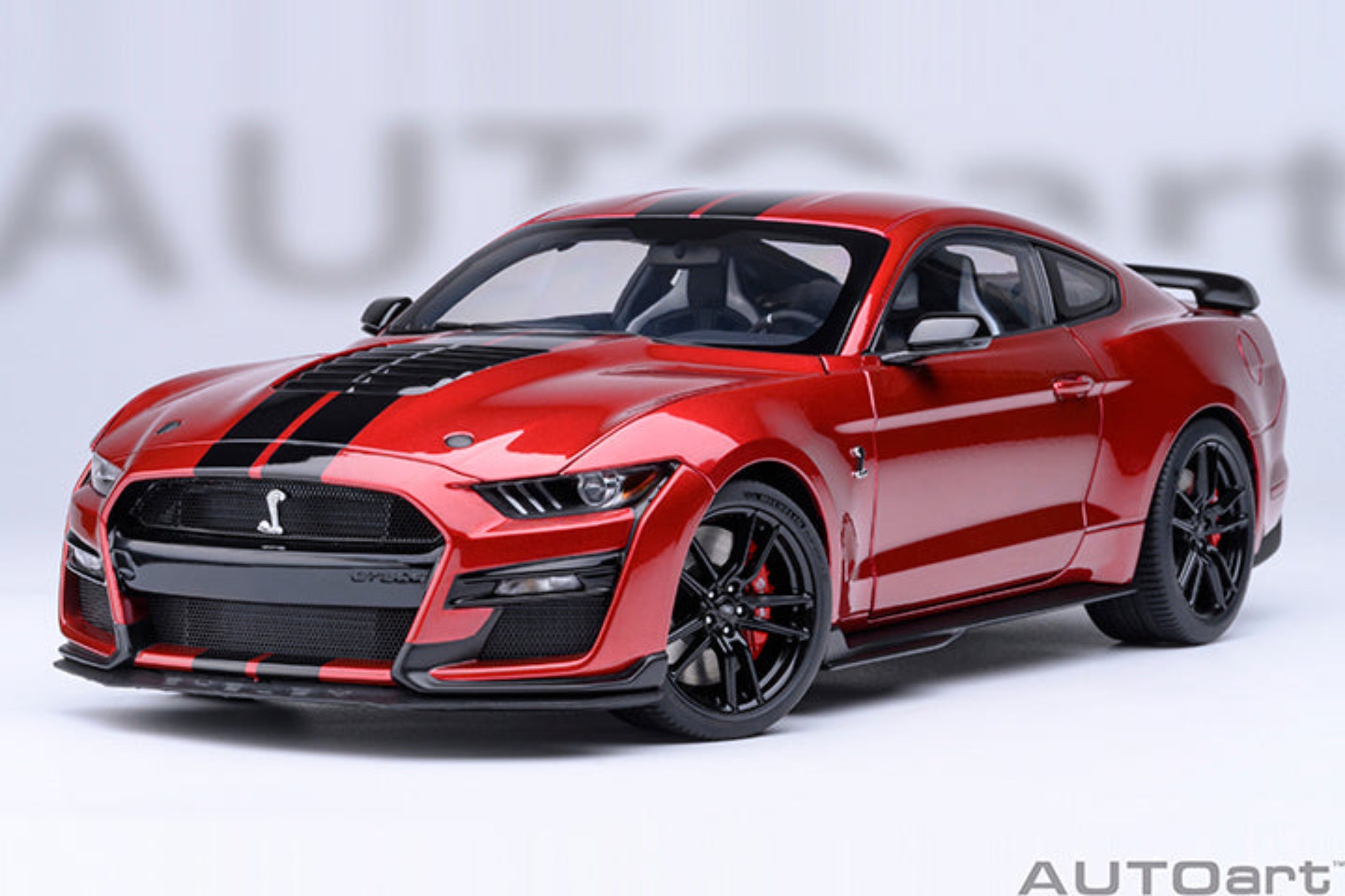 AUTOart Mustang GT 1:18 赤 AUTOart 1:18 FORD MUSTANG SHELBY GT500 - Rapid Red 73098 – Horizon