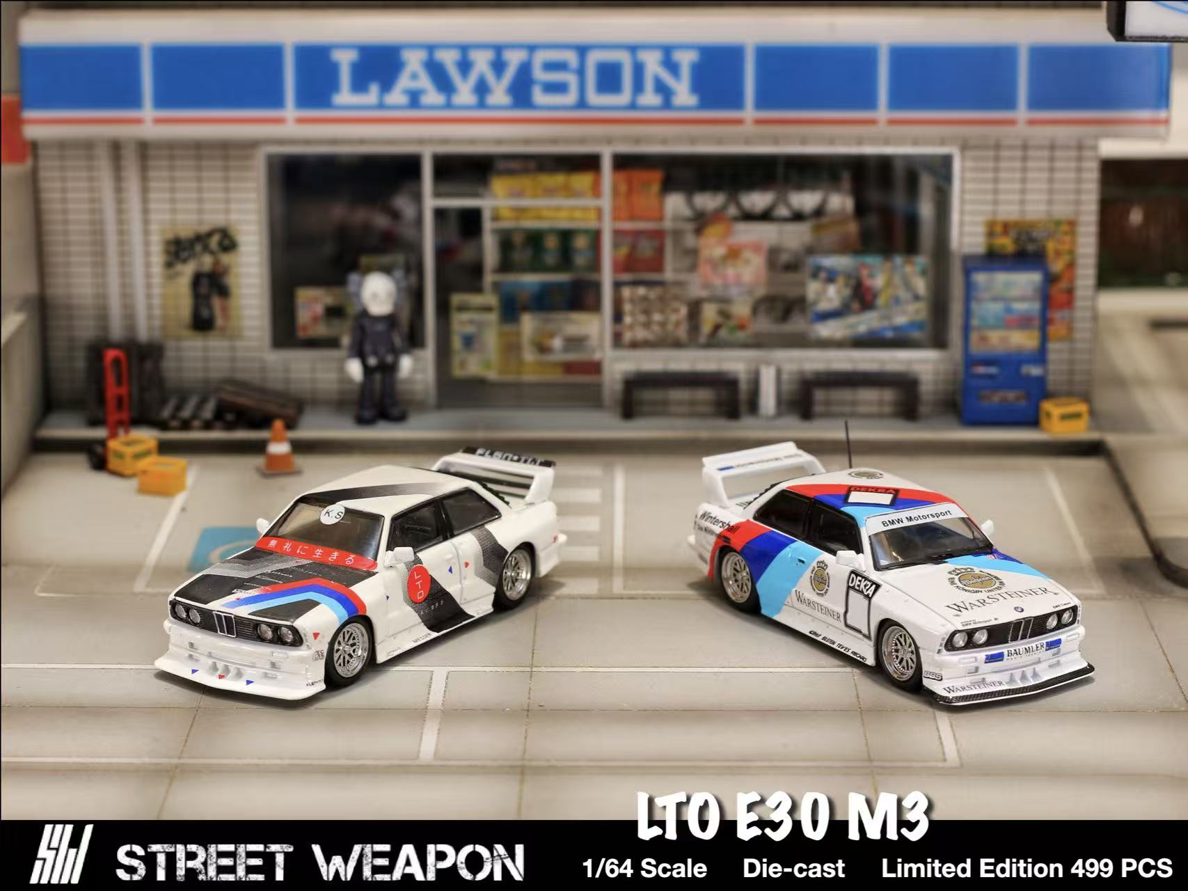 Street Weapon 1:64 BMW E30 M3 LTO Modified (2 Versions) – Horizon
