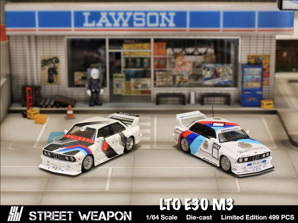 Street Weapon 1:64 BMW E30 M3 LTO Modified (2 Versions) – Horizon