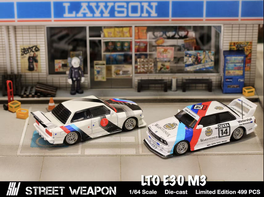 [Preorder] Street Weapon 1:64 BMW E30 M3 LTO Modified (2 Versions)