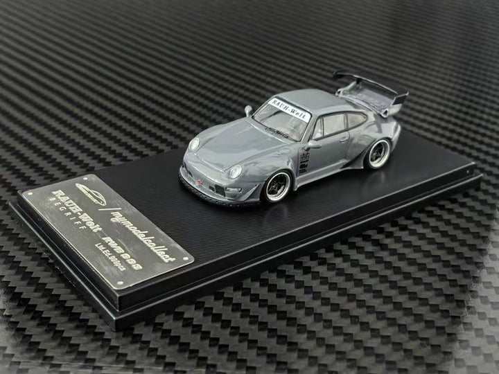 [Preorder] Model Collect 1:64 Porsche RWB993 Grey (2 versions) MC640023G