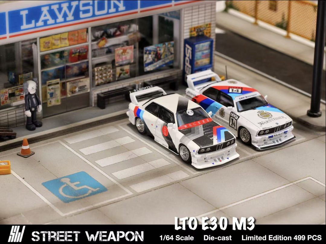 [Preorder] Street Weapon 1:64 BMW E30 M3 LTO Modified (2 Versions)