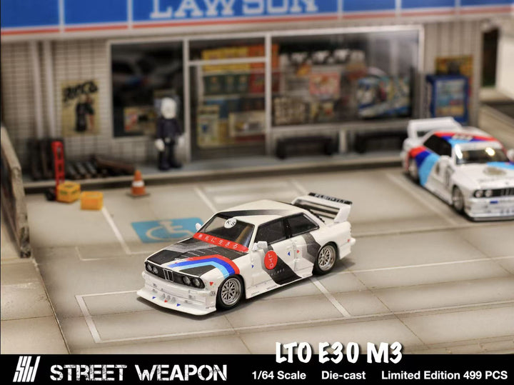 [Preorder] Street Weapon 1:64 BMW E30 M3 LTO Modified (2 Versions)