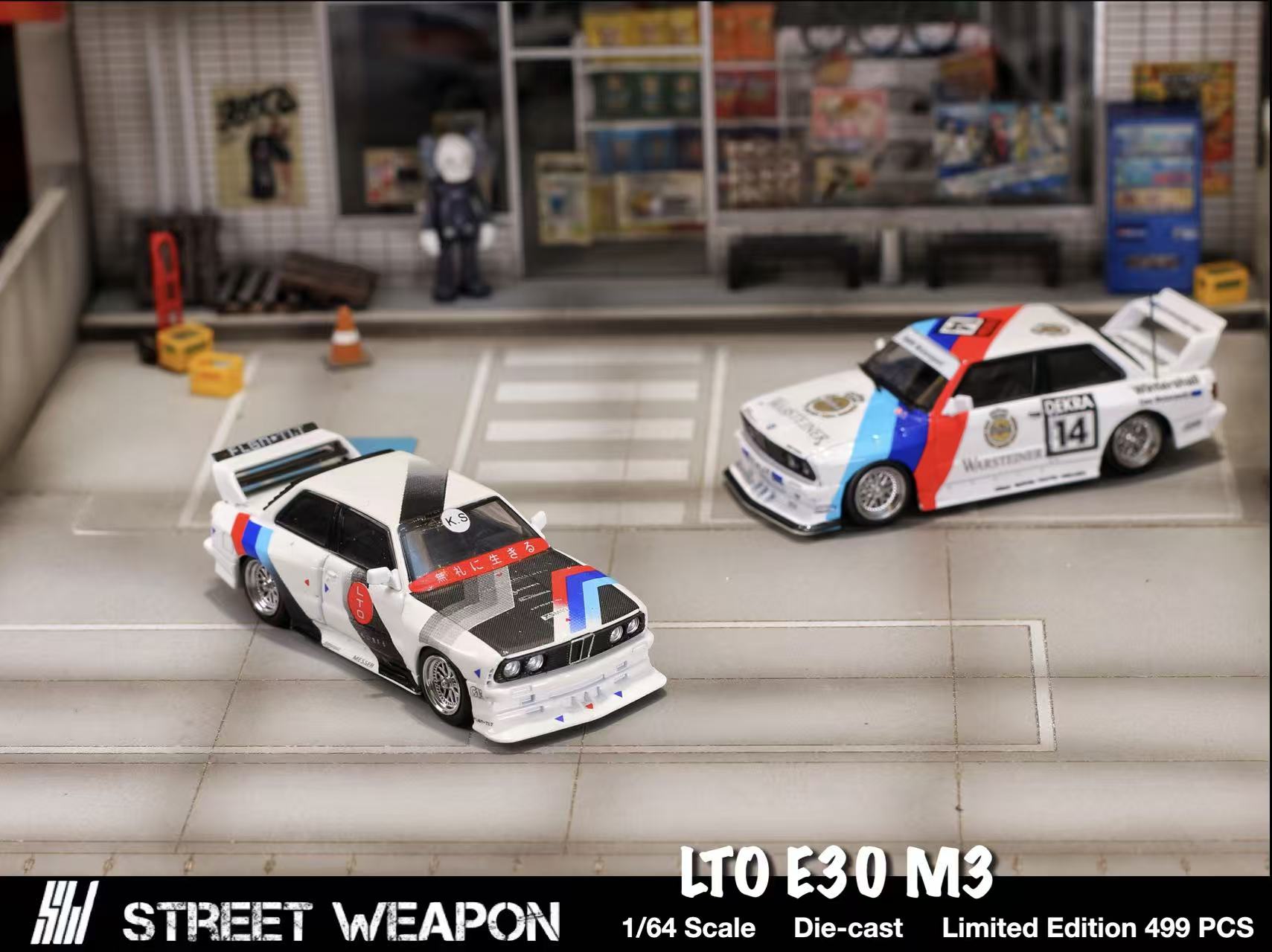 Street Weapon 1:64 BMW E30 M3 LTO Modified (2 Versions) – Horizon