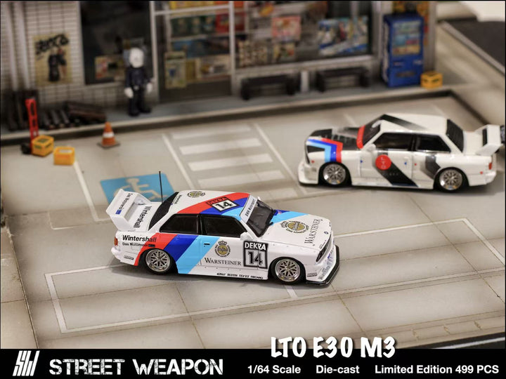 [Preorder] Street Weapon 1:64 BMW E30 M3 LTO Modified (2 Versions)