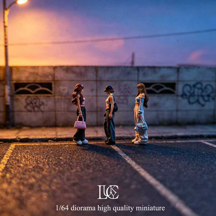 [Preorder] Lucky Studio 1:64 Street Girl Trio. LK2026092225