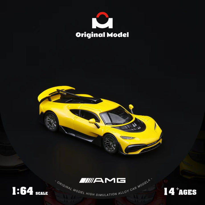 [Preorder] Original Model 1:64 Mercedes AMG One Bright Yellow OM646414
