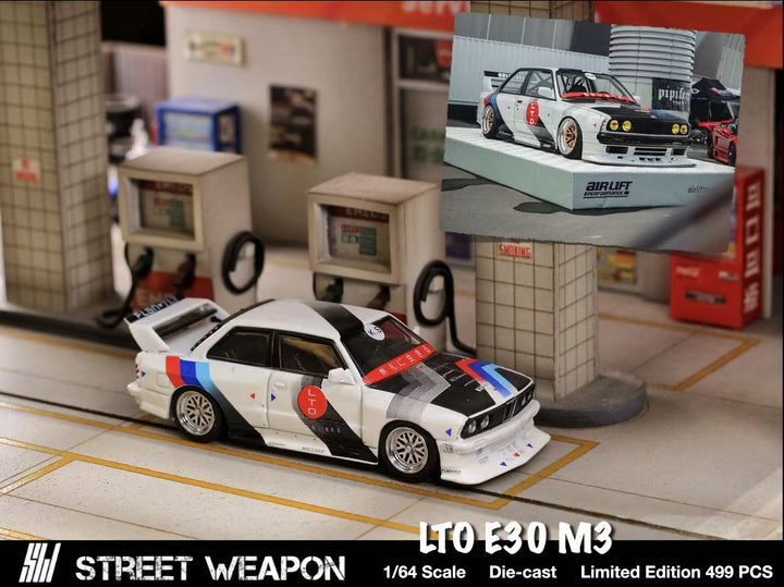 [Preorder] Street Weapon 1:64 BMW E30 M3 LTO Modified (2 Versions)