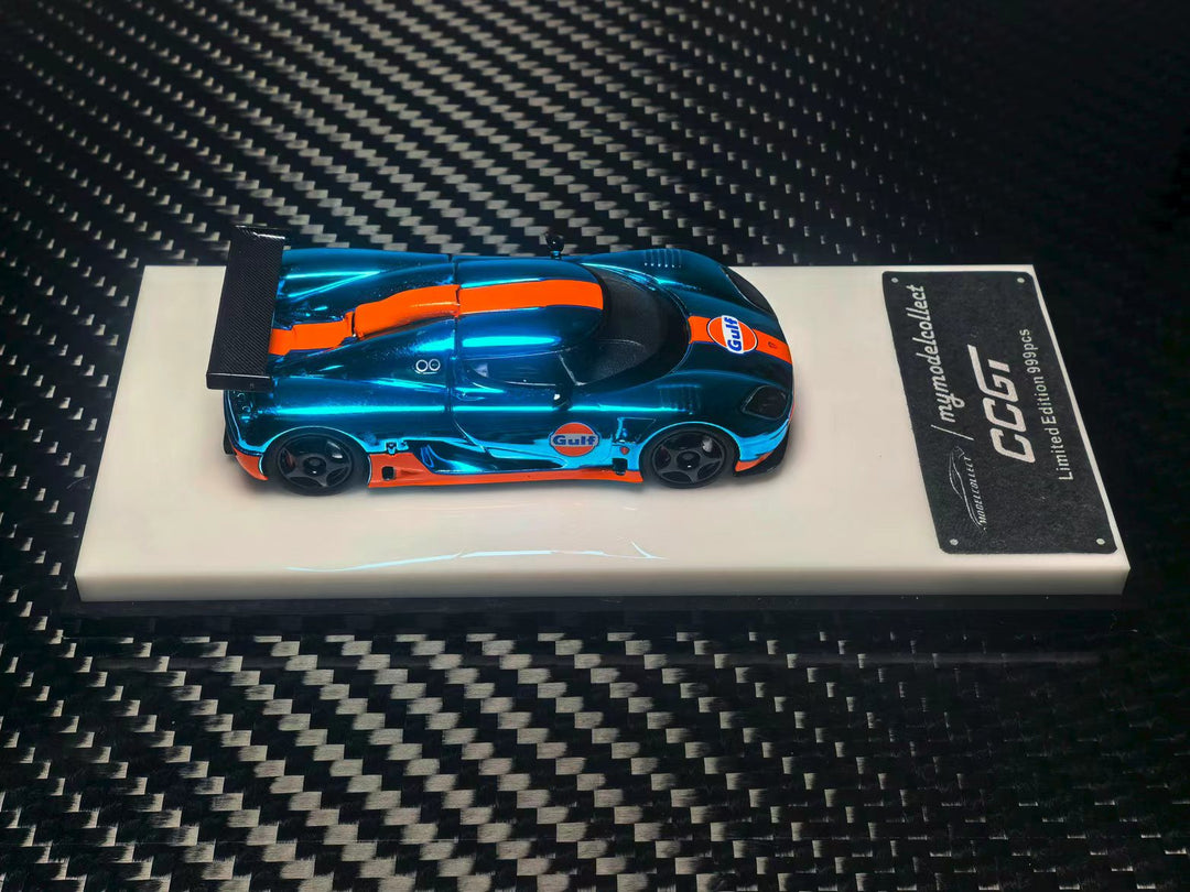 [Preorder] Model Collect 1:64 Koenigsegg ccgt Chrome Gulf Blue/Orange Edition MC640027D