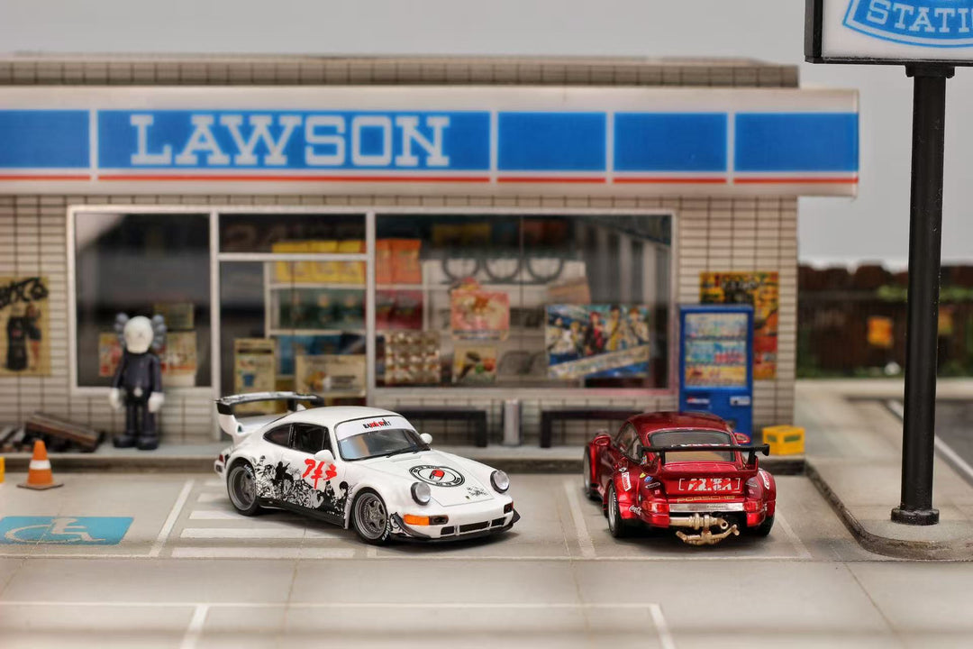 [Preorder] Street Weapon 1:64 Porsche RWB 964 AKIRA Livery (2 Colours)