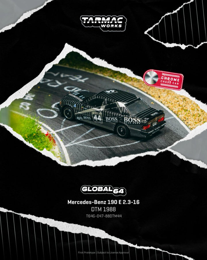 [Preorder] Tarmac Works 1:64 Mercedes-Benz 190 E 2.3-16 DTM 1988 T64G-047-88DTM44