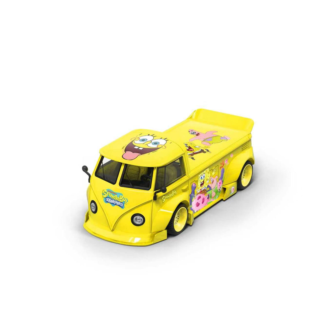 [Preorder] Cool Car 1:64 Volkswagen T1 Pickup - SpongeBob Livery CC643926