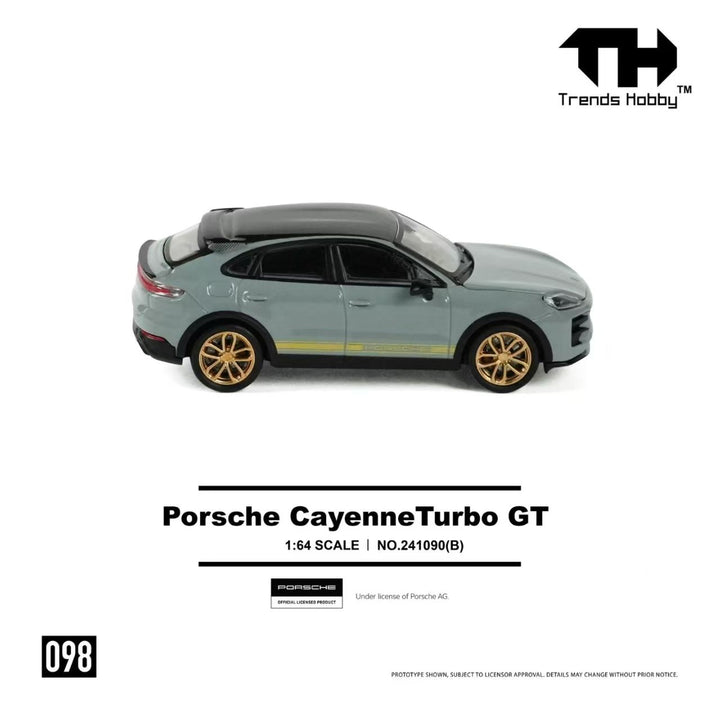 [Preorder] Trends Hobby 1:64 Porsche Cayenne Turbo GT - Cement Grey 241090(B)
