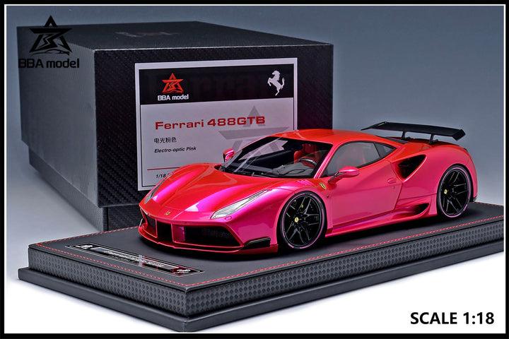 [Preorder] BBA model 1:18 Ferrari 488GTB Novitec (5 Colours)