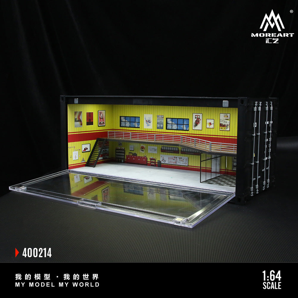 [Preorder] MoreArt 1:64 CONTAINER REPAIR SHOP SCENE (2 Versions)