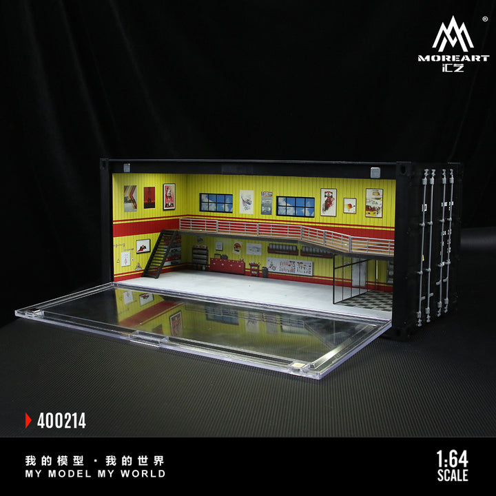 [Preorder] MoreArt 1:64 CONTAINER REPAIR SHOP SCENE (2 Versions)