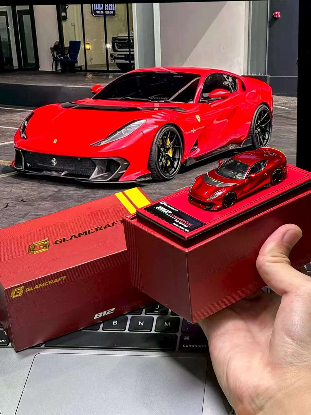 [Preorder] GlamCraft 1:64 Ferrari 812C Metallic Red