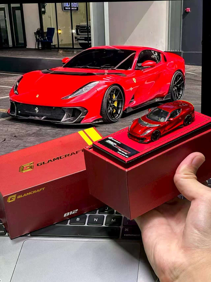 [Preorder] GlamCraft 1:64 Ferrari 812C Metallic Red