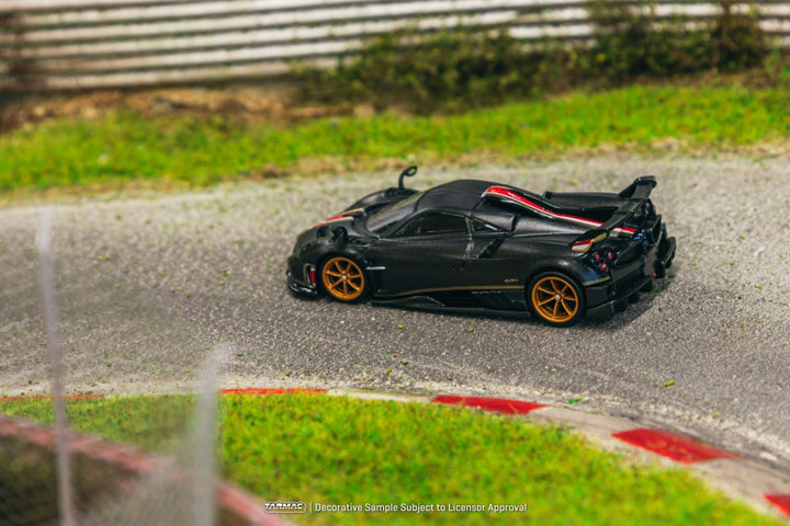 [Preorder] Tarmac Works 1:64 Pagani Imola Matt Black Carbon Fiber T64G-TL046-BCF