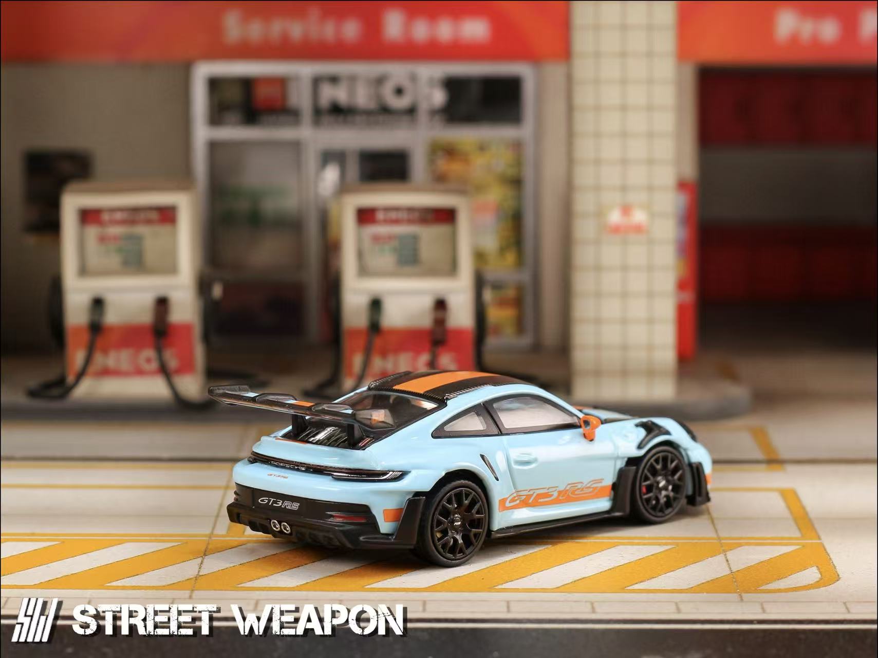 Preorder] Street Weapon 1:64 992 GT3 RS Gulf (2 Versions