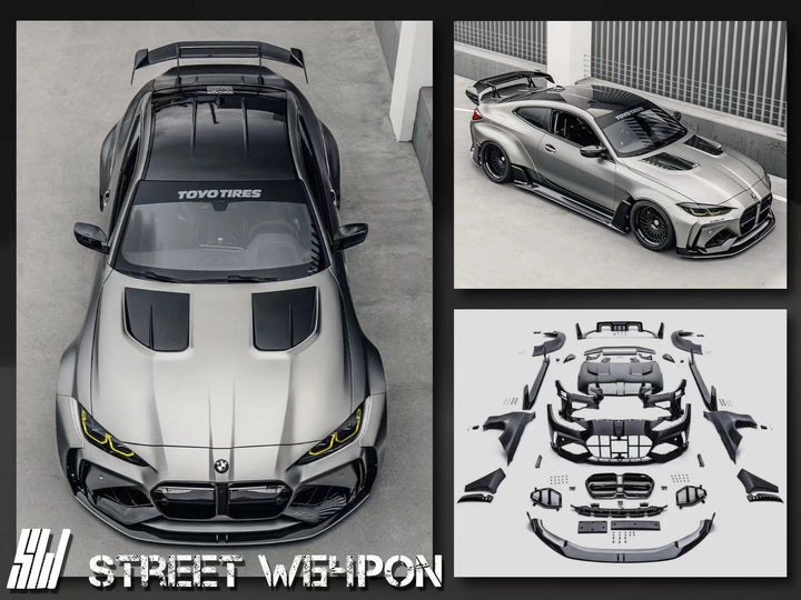 [Preorder] Street Weapon 1:64 BMW G82 M4 ADRO BODY KIT Widebody (2 Colours)