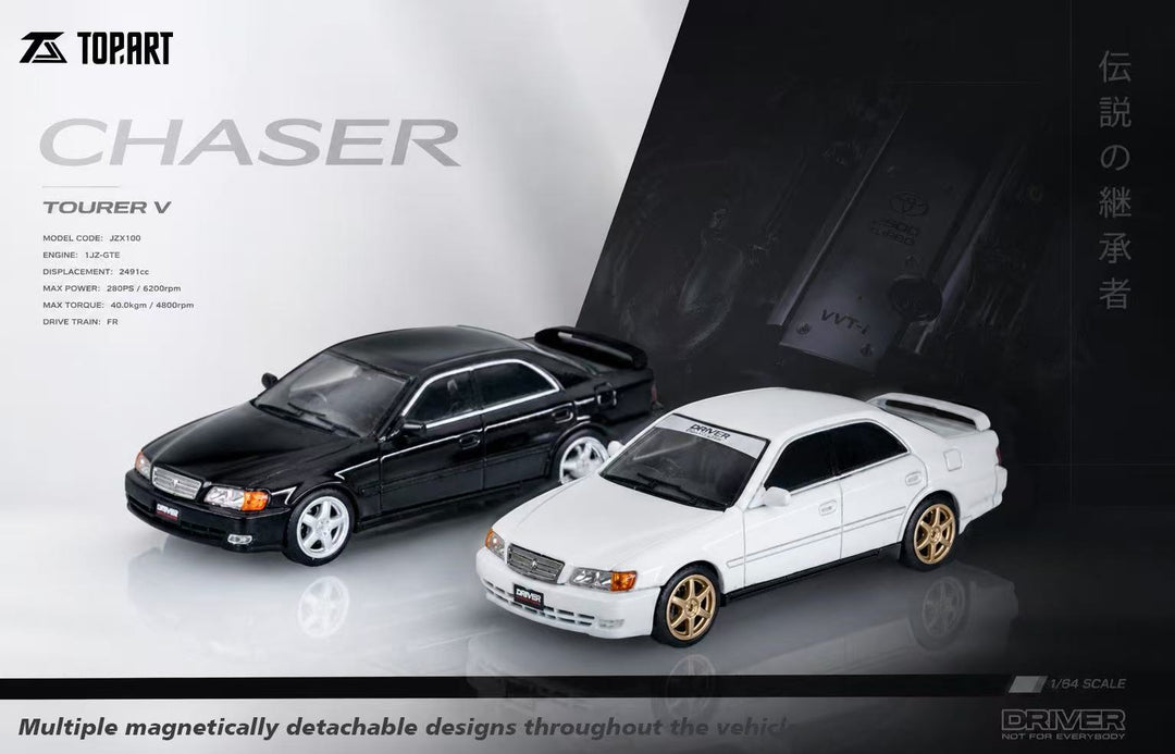 [Preorder] TOPART 1:64 Toyota JZX100 Chaser (2 Colours)