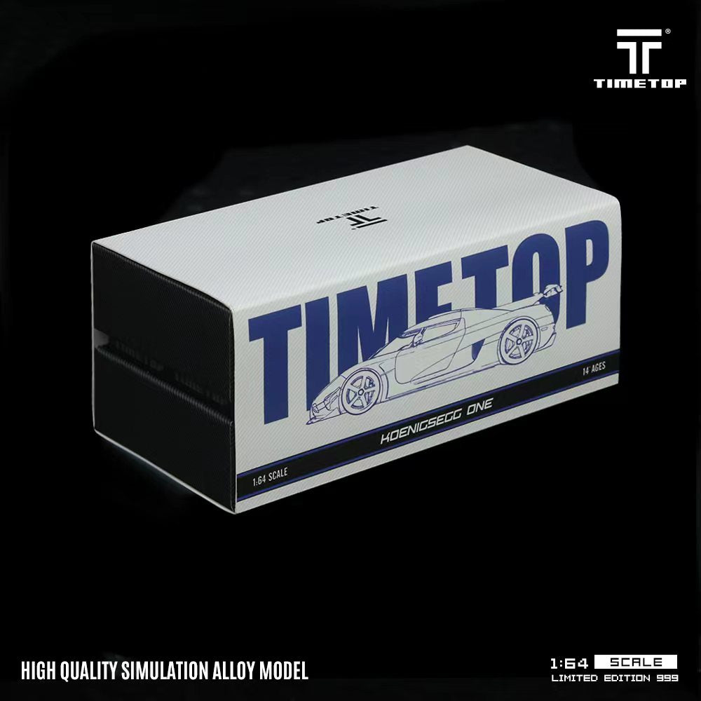 [Preorder] Time Top 1:64 Koenigsegg One:1 Police Livery TT644816