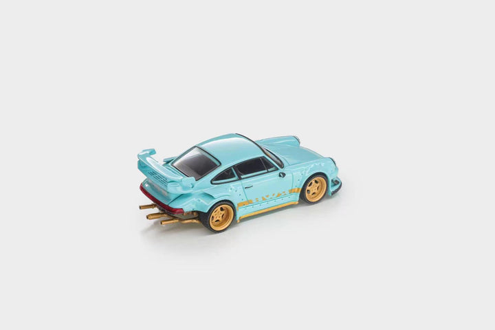 [Preorder] ModelModel 1:64 Porsche RWB 930 Tiffany Blue MM64-RWB930-006