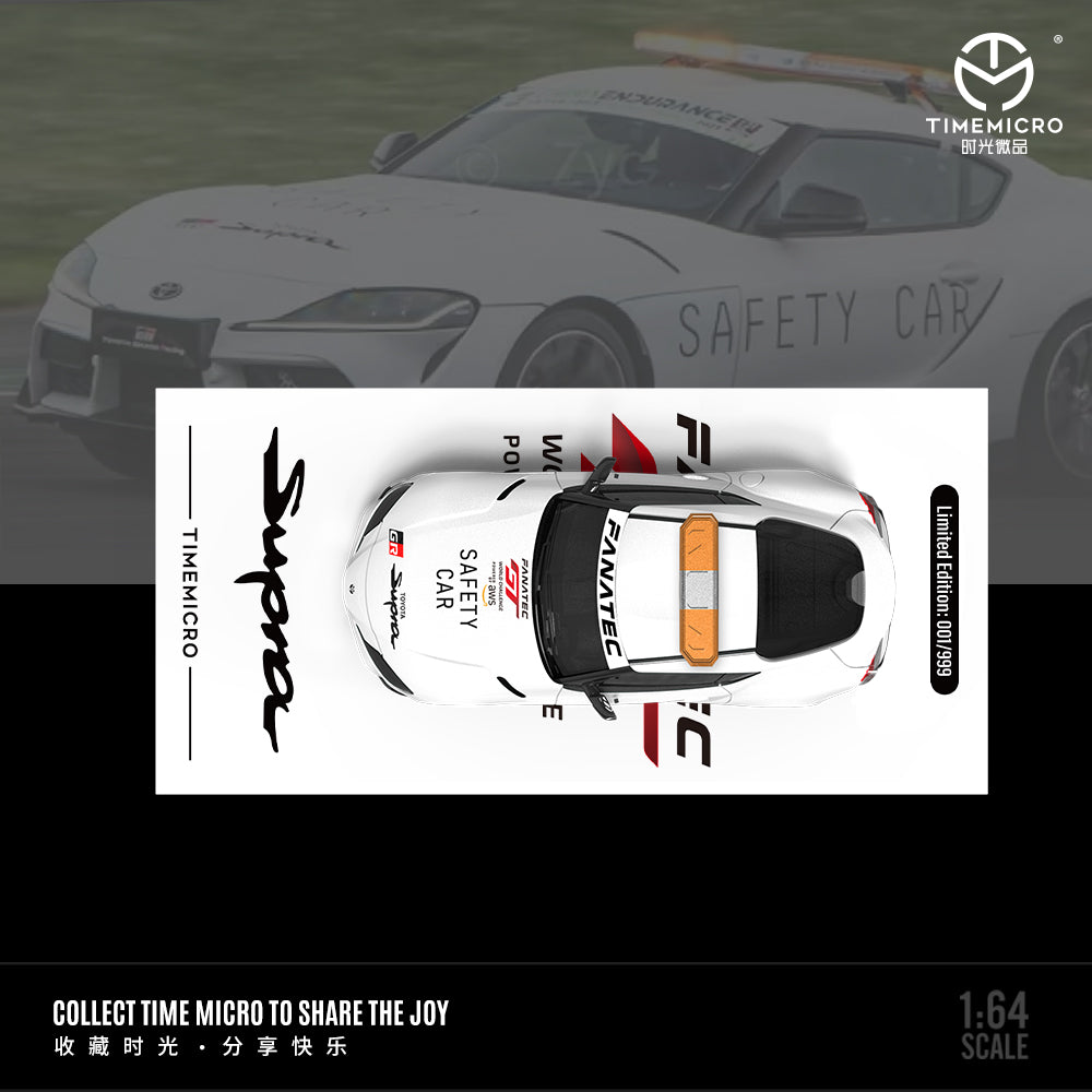 [Preorder] TimeMicro 1:64 Toyota Supra A90 Racing Car White (2 Variants)