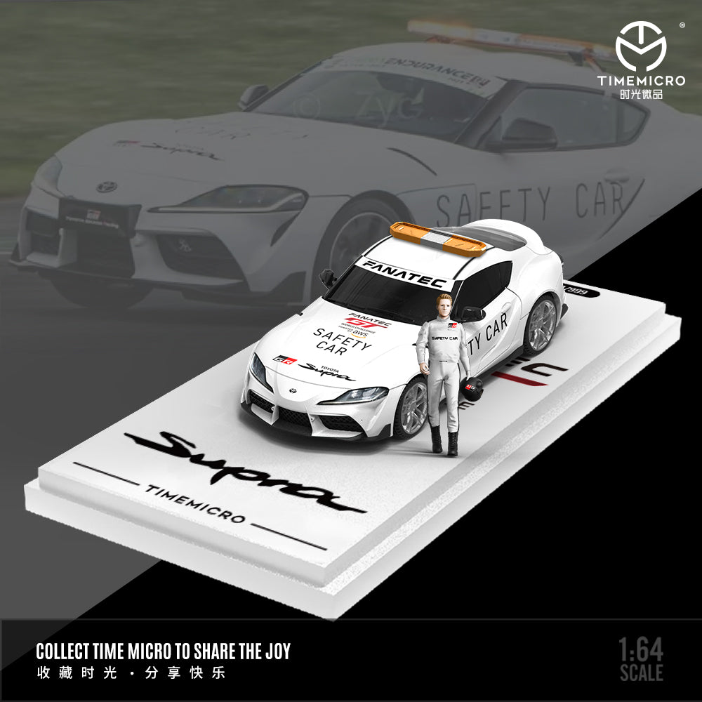 [Preorder] TimeMicro 1:64 Toyota Supra A90 Racing Car White (2 Variants)