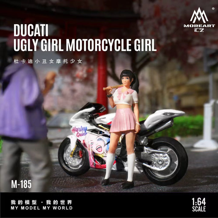 [Preorder] MoreArt 1:64 DUCATI GULY GIRL MOTORCYCLE GIRL MO222185