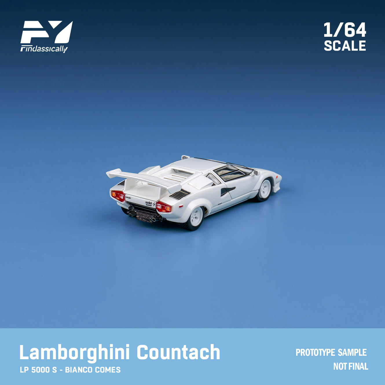 Finclassically 1:64 Lamborghini Countach LP5000 (4 Versions