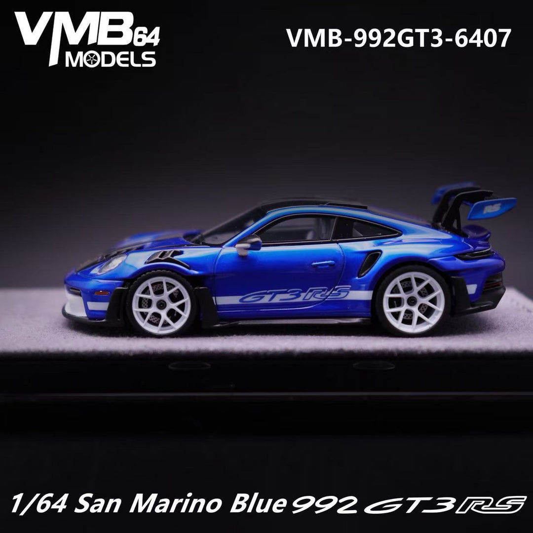 [Preorder] VMB 1:64 992 GT3 RS San Marino Blue VMB-992GT3-6407