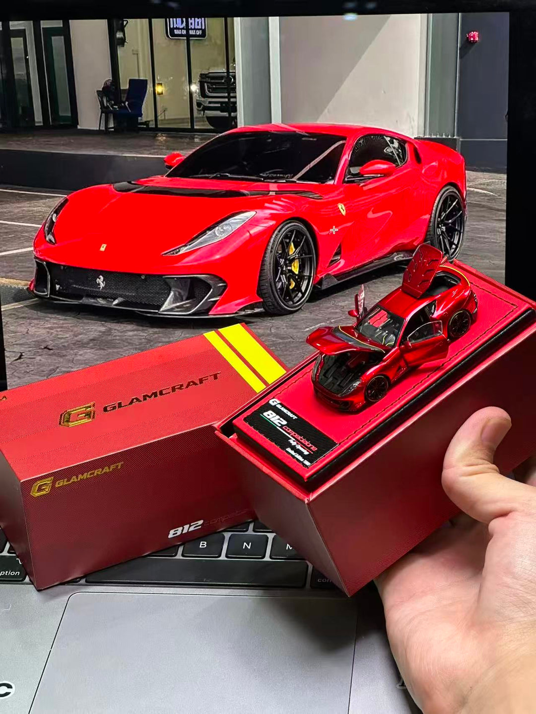 [Preorder] GlamCraft 1:64 Ferrari 812C Metallic Red