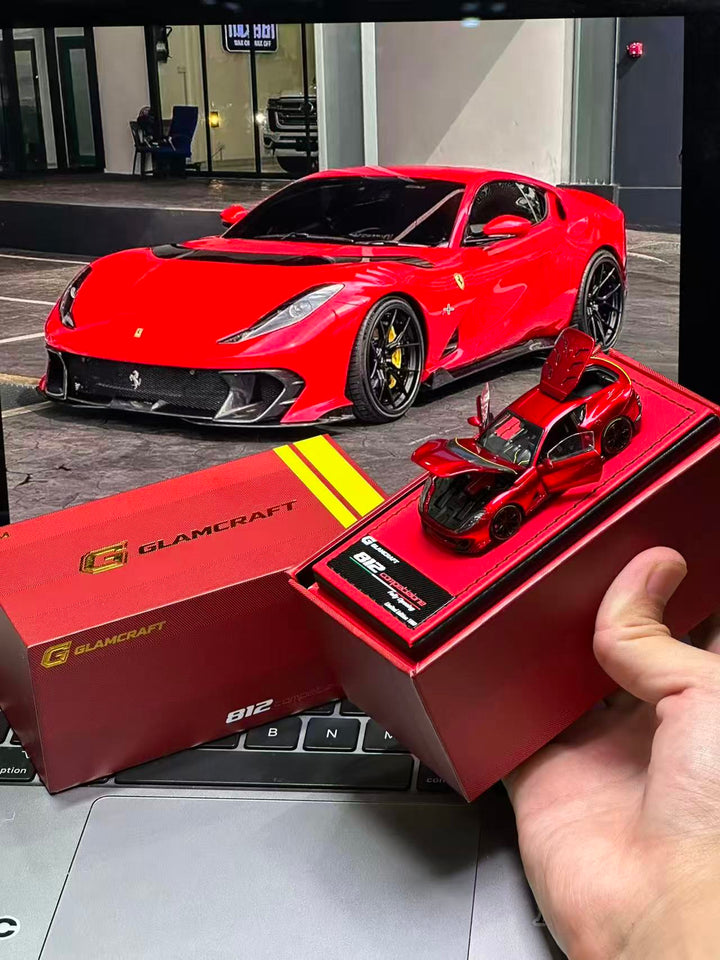 [Preorder] GlamCraft 1:64 Ferrari 812C Metallic Red