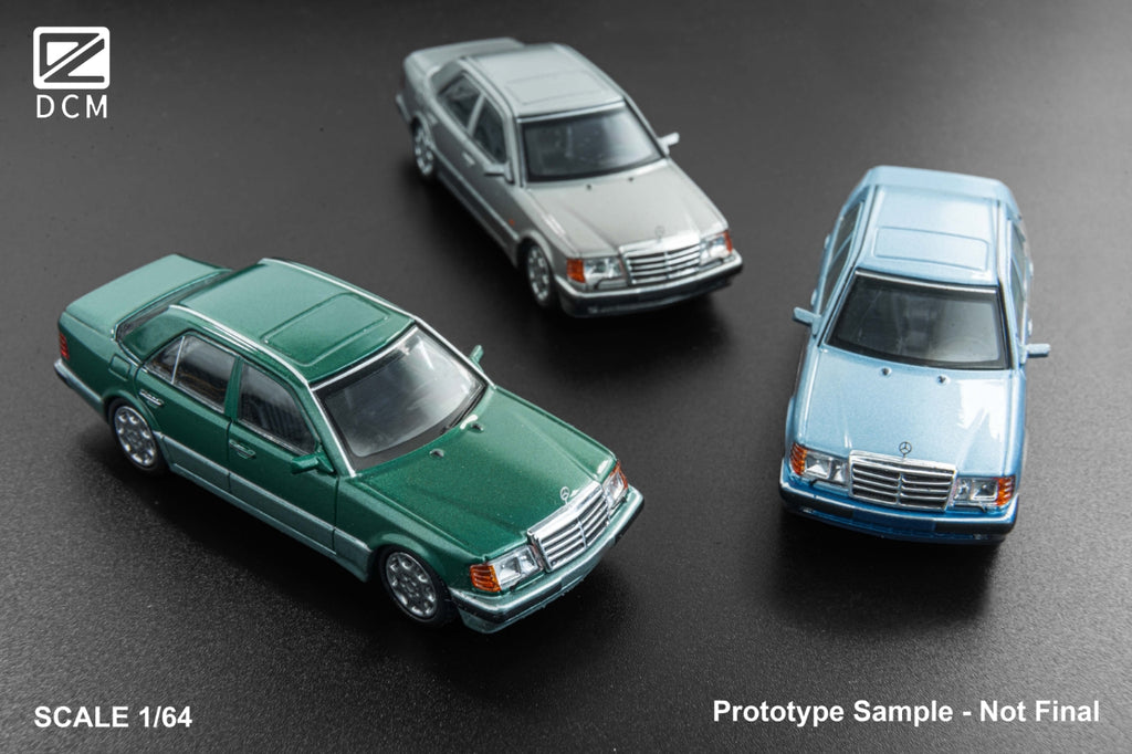 DCM 1:64 Mercedes Benz 500E W124 (3 Colours) – Horizon Diecast