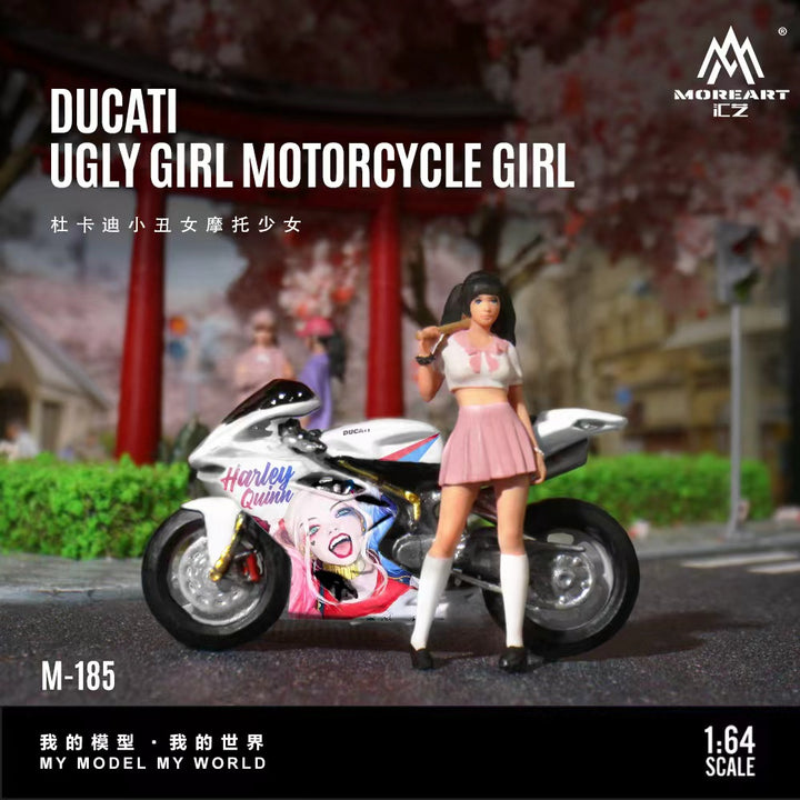 [Preorder] MoreArt 1:64 DUCATI GULY GIRL MOTORCYCLE GIRL MO222185