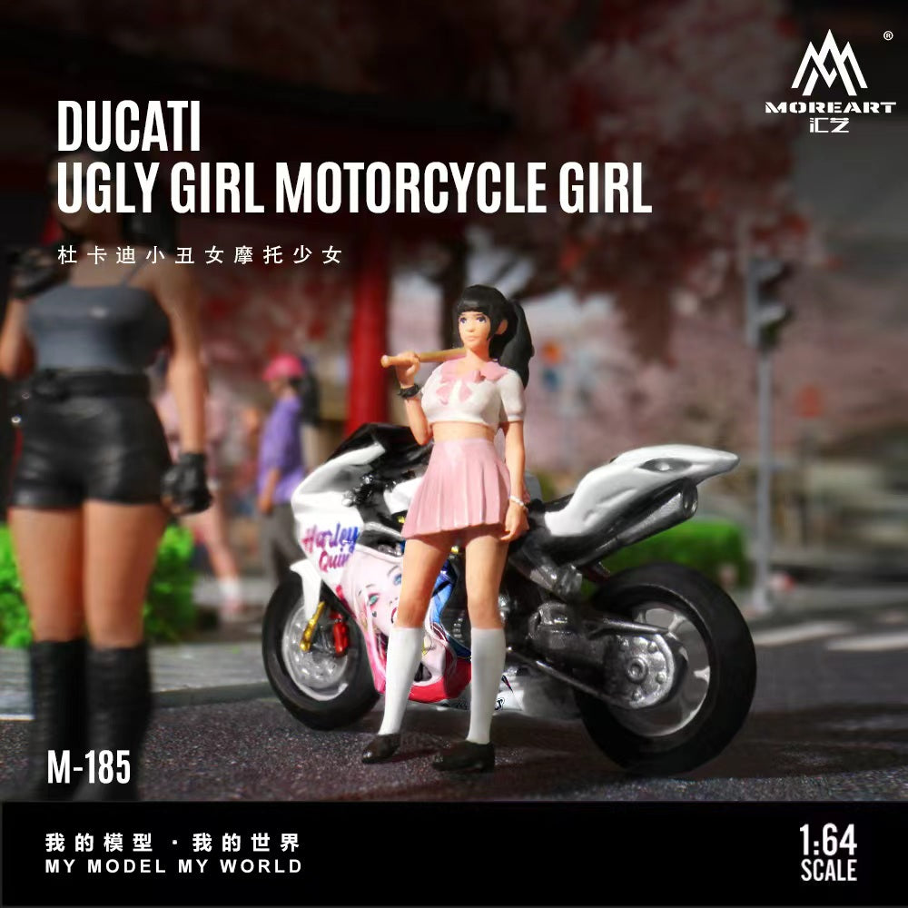 [Preorder] MoreArt 1:64 DUCATI GULY GIRL MOTORCYCLE GIRL MO222185
